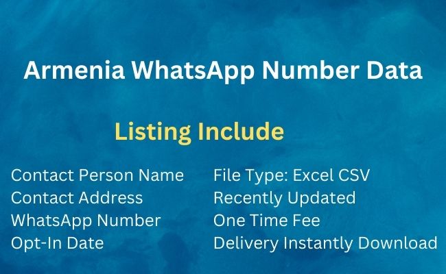 Armenia Whatsapp Number