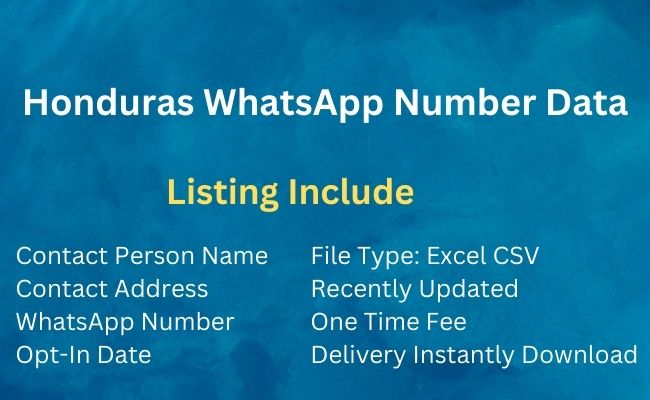 Honduras Whatsapp Number