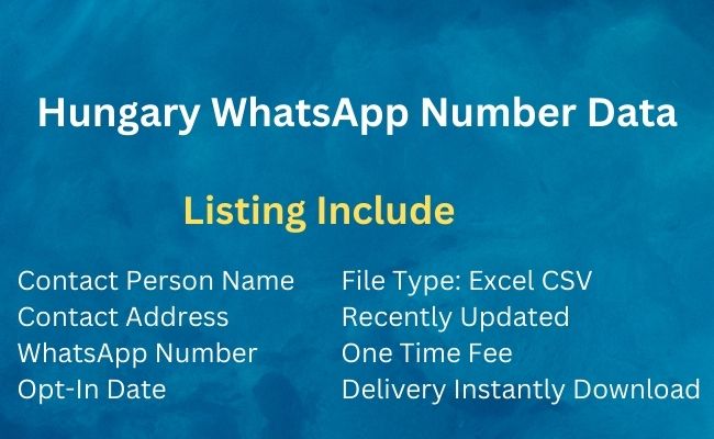 Hungary Whatsapp Number