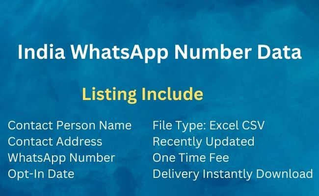 India Whatsapp Number