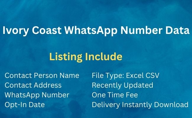 Ivory Coast Whatsapp Number