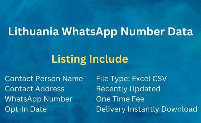 Lithuania Whatsapp Number