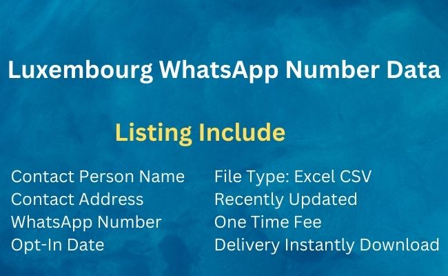 Luxembourg Whatsapp Number