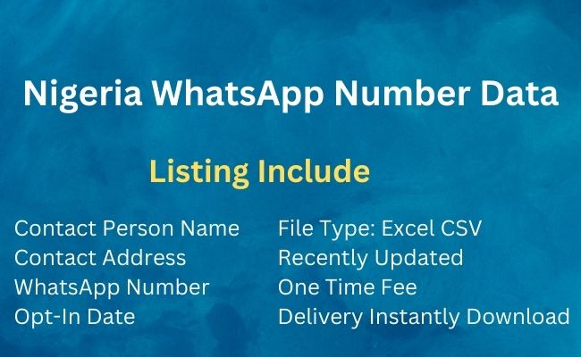 Nigeria Whatsapp Number