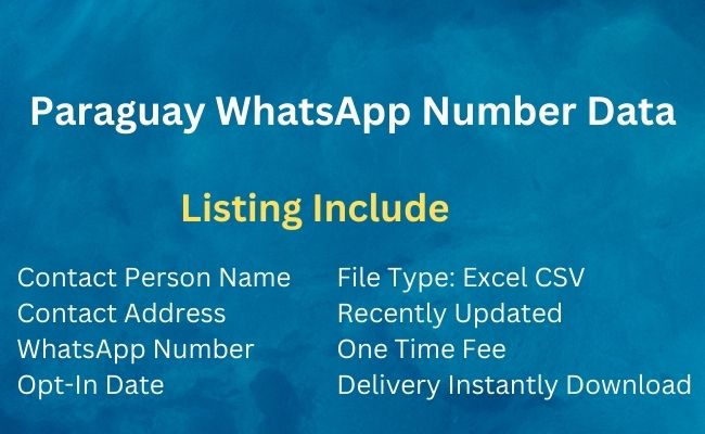Paraguay Whatsapp Number