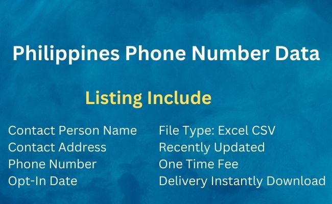 Philippines Phone Number Data